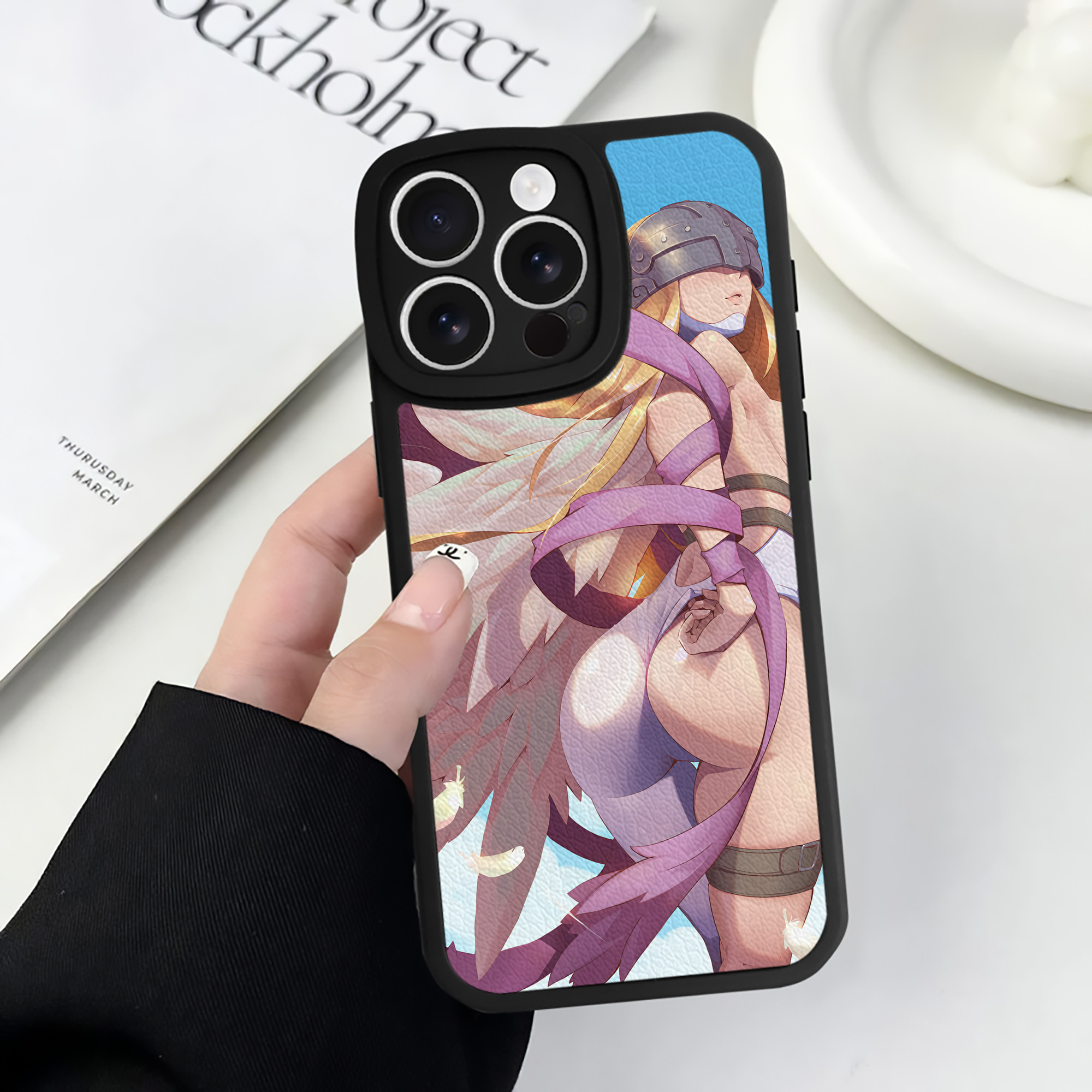 （画像用） Digimon デジタルモンスター/デジモン 【iPhone 16シリーズ対応】シリコンスマホケース（レザー調） 材質：シリコン